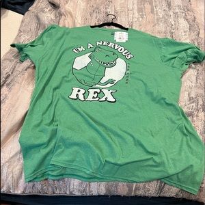 Men's Disney / Pixar Toy Story I'm A Nervous Rex Dinosaur Tee